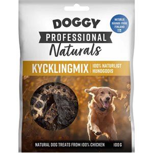 Hundgodis Doggy Proff. Kycklingmix 100Gr