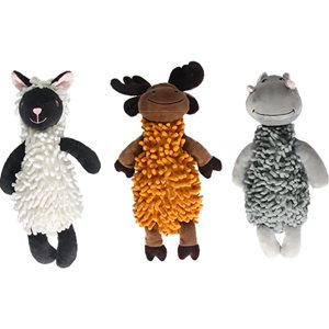 Hundleksak Fluffy Animals Mix