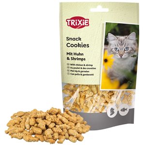 Kattgodis Cookies Med Kyckling Och Räkor 50Gr