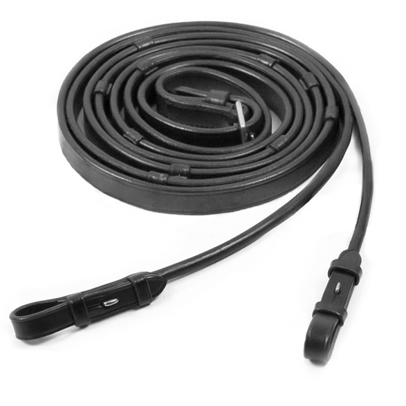 Tygel Rundsydd Stoppar Full Black/Silver