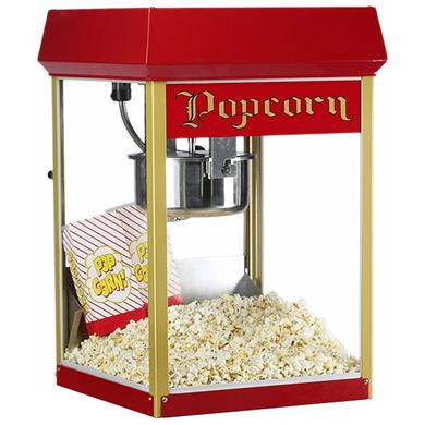 Popcornmaskin Europop 8oz Röd