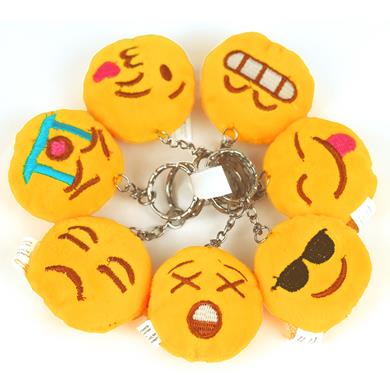 Emoji Plush Nyckelring