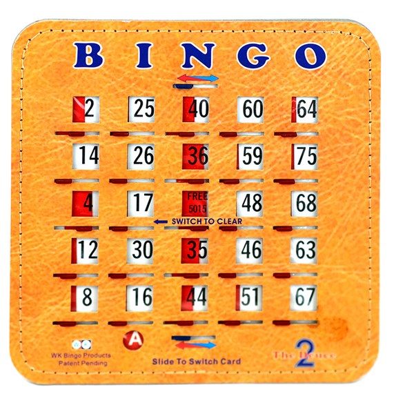 Luckbricka för bingo 1-75