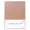 A4 Glitter Card - Light Rose Gold - 10st