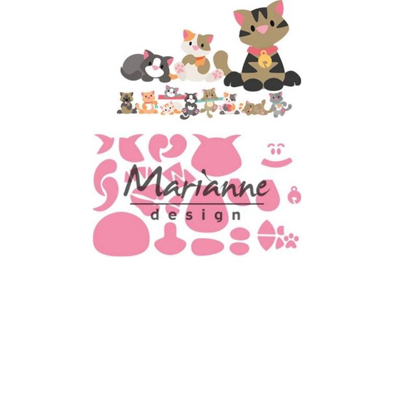 Marianne Design Dies - Elines Kittens