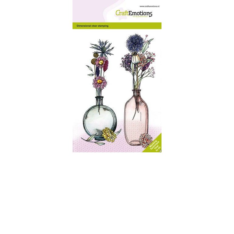 Clearstamps A6 - Dried Flowers Vase 1
