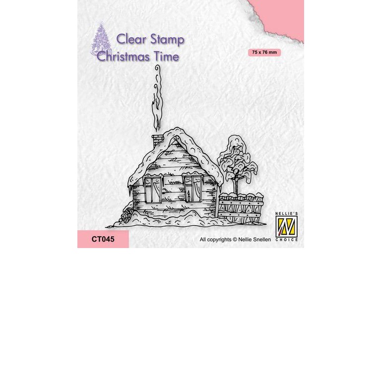Clearstamps - Christmas Time - Snowy Cottage