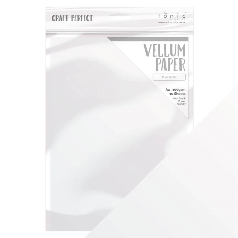 A4 Vellum - Pure White - 10 ark