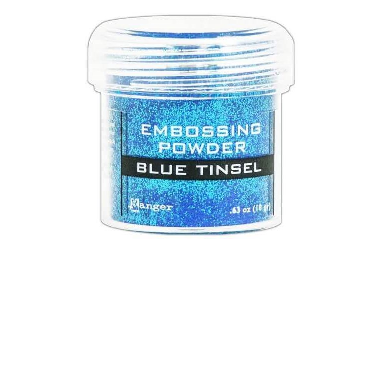Ranger Embossingpulver - Blue Tinsel
