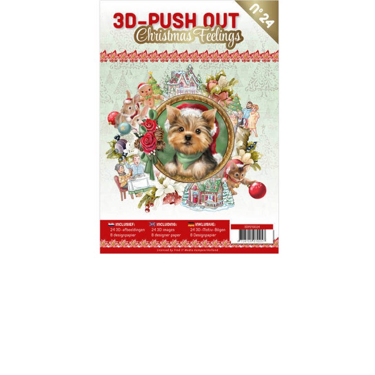 Bok med 3D-Push out - Christmas Feelings
