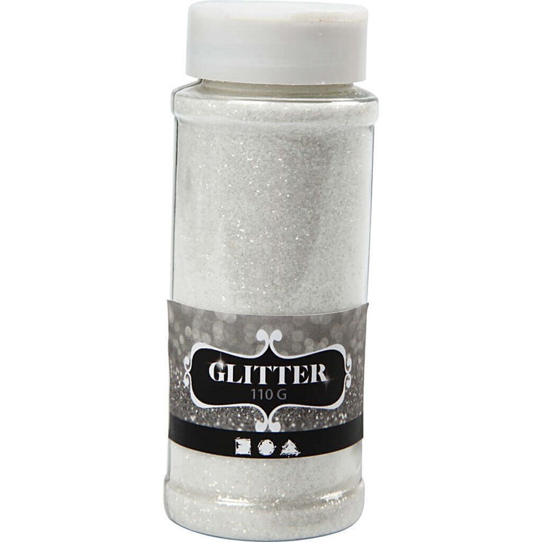Glitter - Vit - 110g