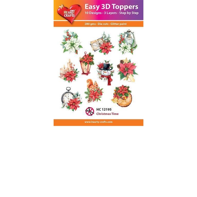 Easy 3D - Toppers - Glitter - Christmas Time
