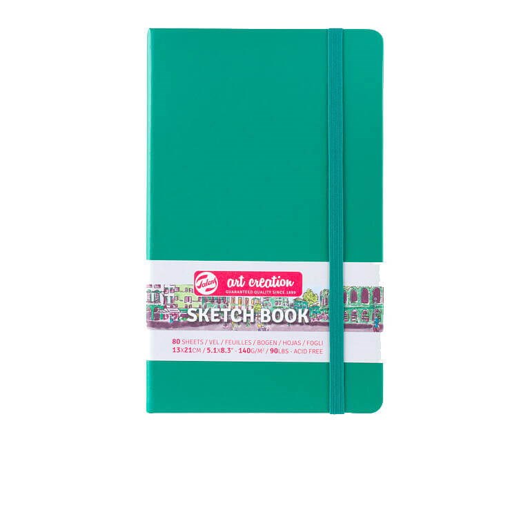Sketch Note Book - 13x21 cm - Forest Green