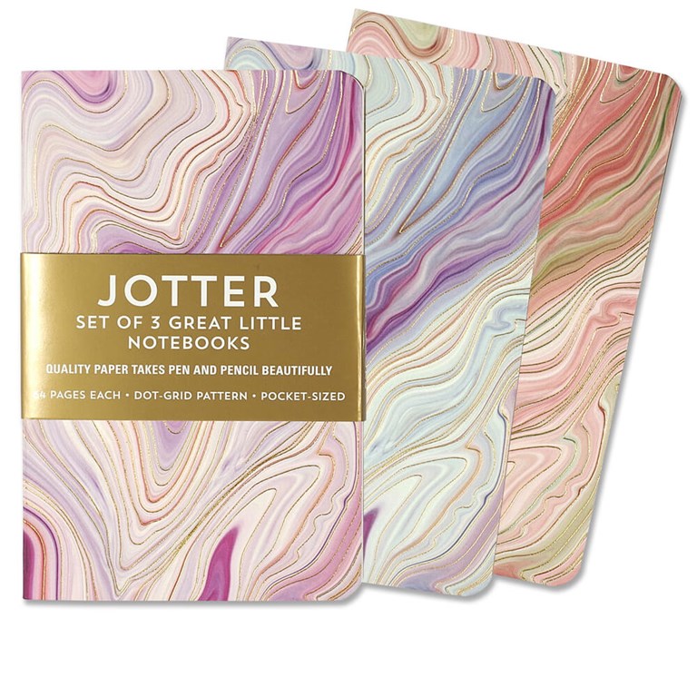 Jotter - Set of 3 great little notebooks - Dotted