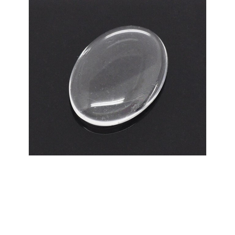 Glaslins oval - 18x13mm - 5st