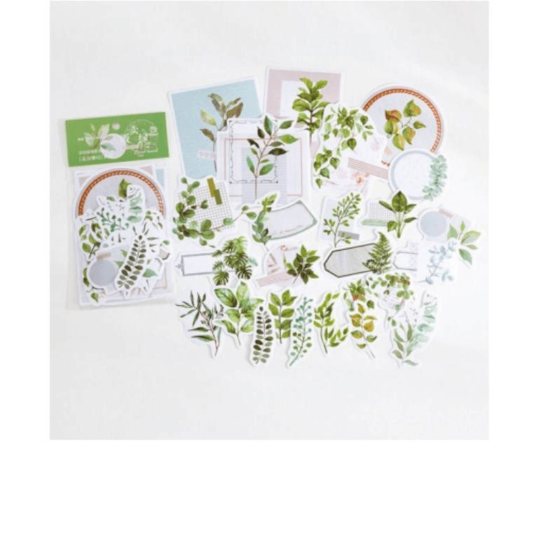 Stickers - Gröna växter - 50st