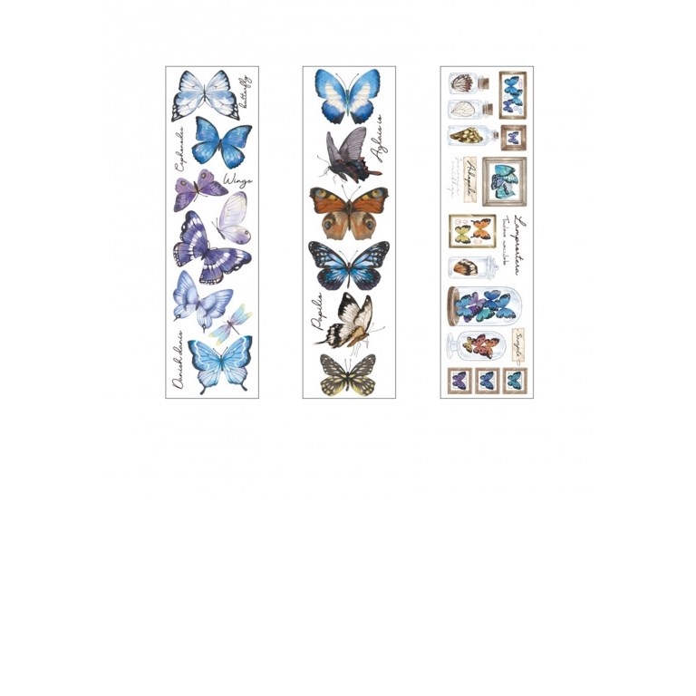 Stickers - Fjärilar - 6st ark