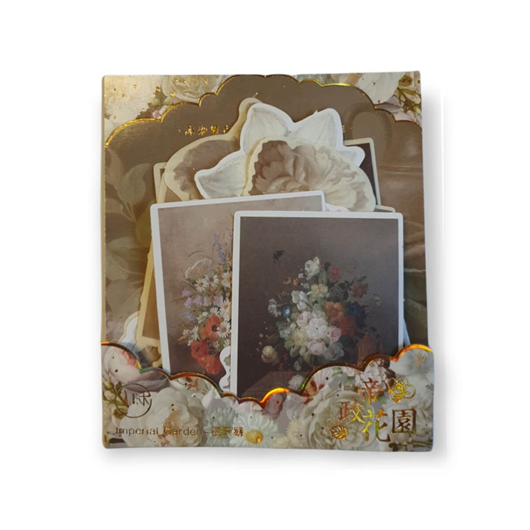 Stickers - Buketter & Blommor - Ljusa toner - 40st