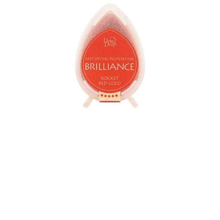 Brilliance stämpeldyna - Rocked Red Gold