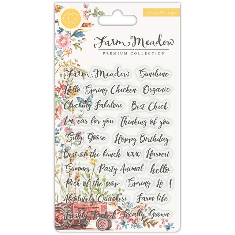 Clearstamps - Farm Meadow - Sentiments