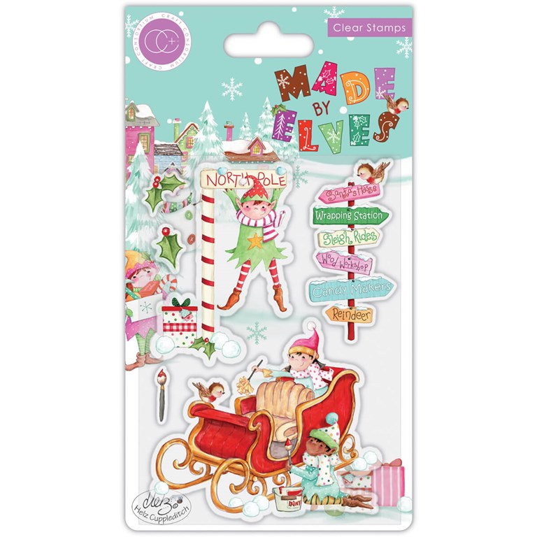 Clearstamps - Made by Elves - Sleigh