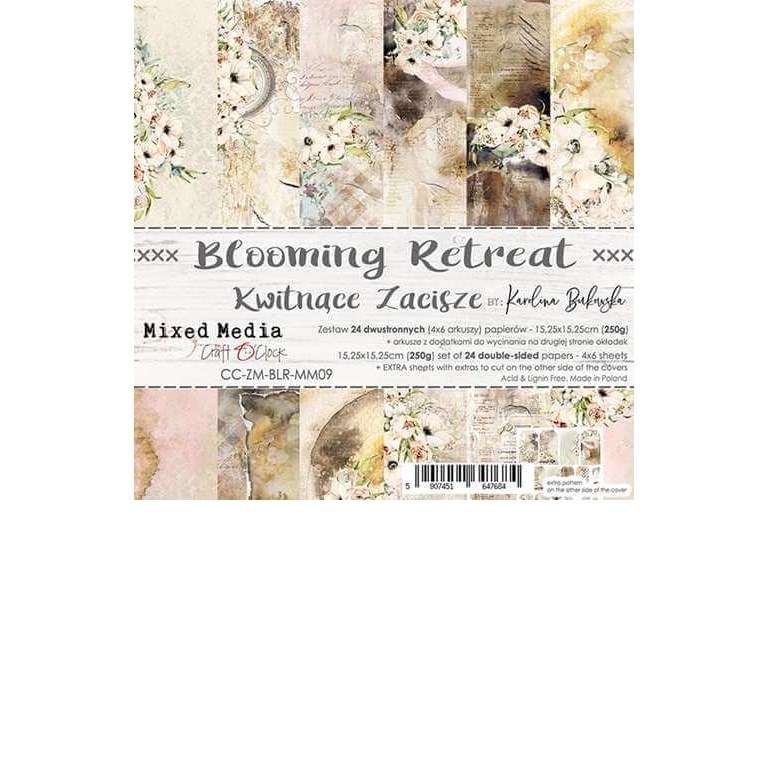 Paper pack - 15x15 cm - Blooming Retreat
