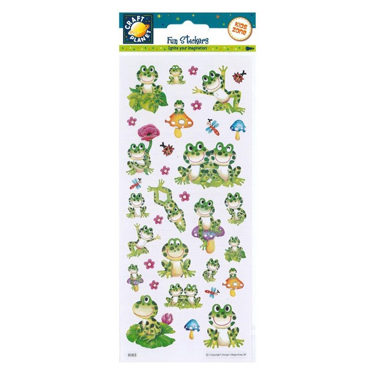 Fun Stickers - Frogs