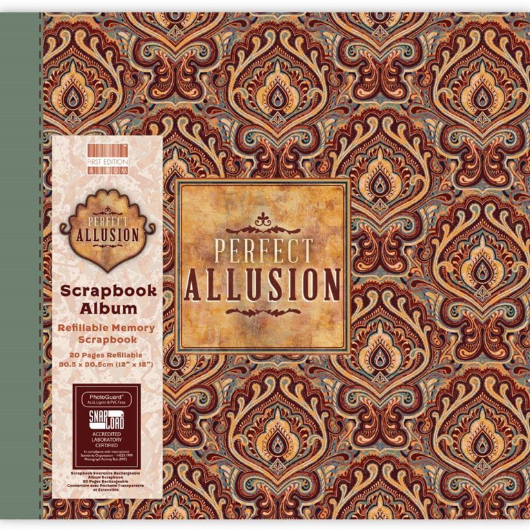 Scrapbookingalbum - Perfect Allusion - Paisley - 30x30cm