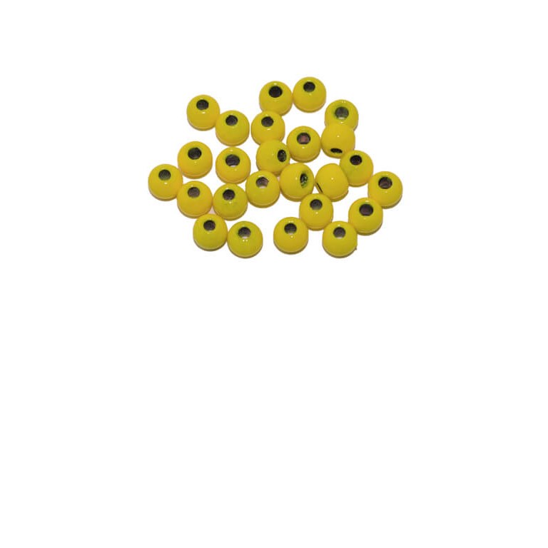 Guldskallar - Fluo gul - 3,2mm - 25st