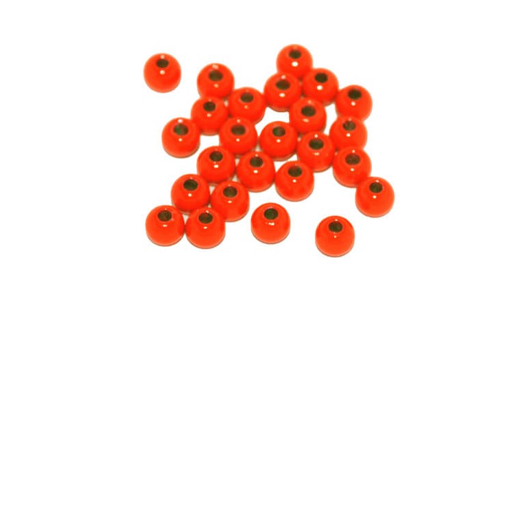 Guldskallar - Fluo orange - 2,4mm - 25st