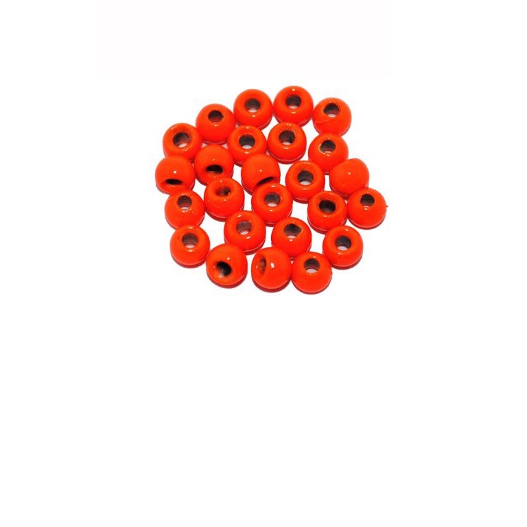 Tungstenskallar - Fluo Orange - 4,6mm - 20st