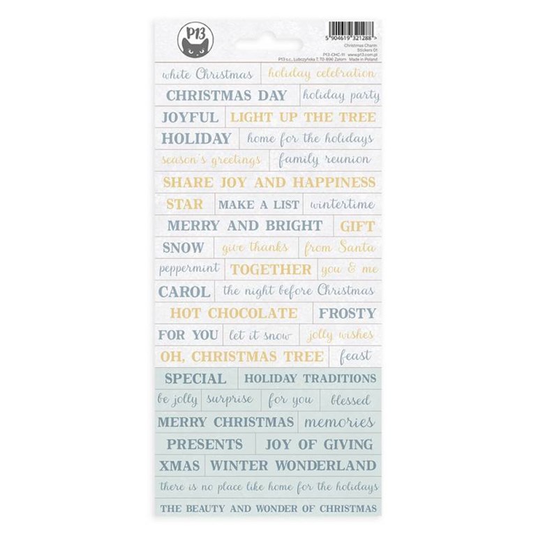 Stickers - Christmas Charm 01