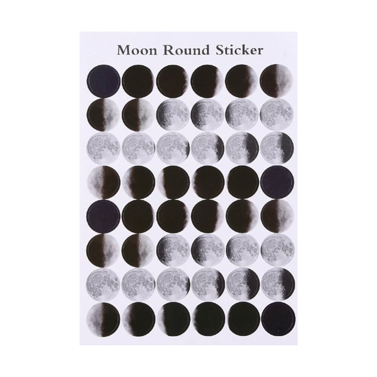 Stickers - Månens faser - 48st
