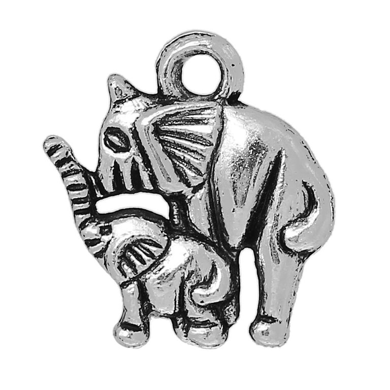 Storpack - Charms - Elefanter - 30st