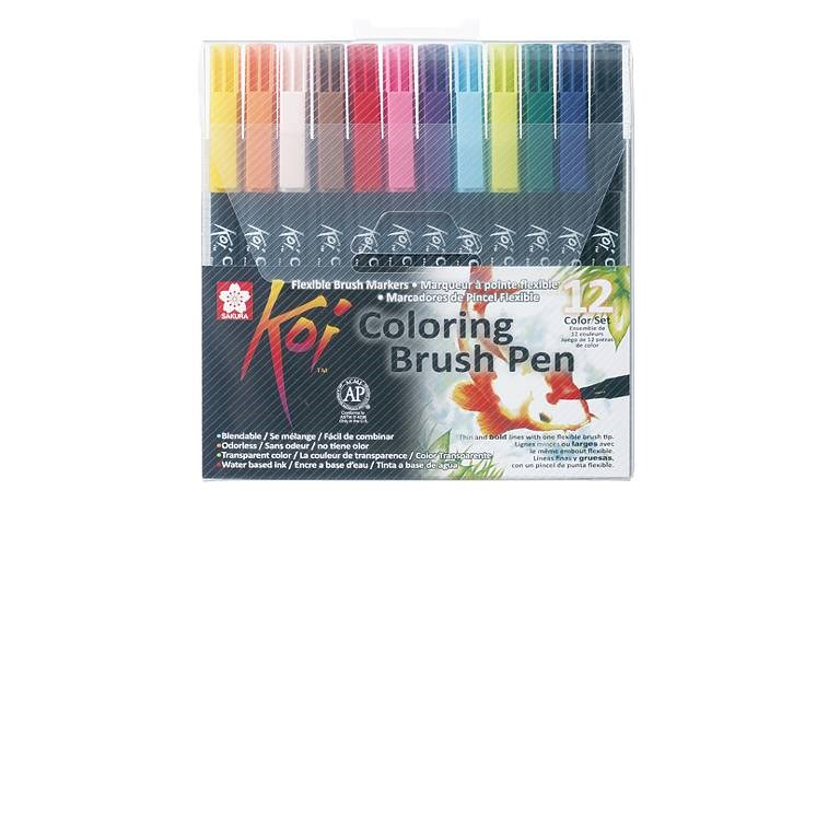 Koi - Coloring Brush Pen - 12-pack