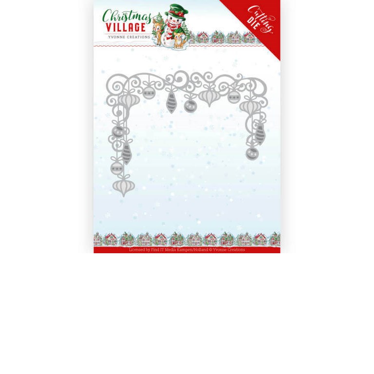 Yvonne Creations Die - Christmas Village - Christmas Baubles