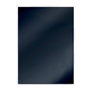 A4 Metallic Mirror Card - Black Velvet - Satin 5st