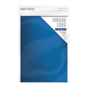 A4 Metallic Mirror Card - Blue Obsidian - Satin - 5st