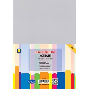 A5 Acetat - Värmetålig plast - 20st