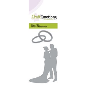 Craft Emotions Die - Wedding Couple (0154)