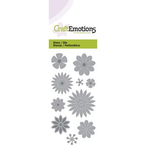 Craft Emotions Die - Flower Mix (0168)