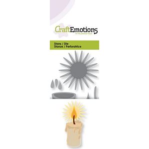 Craft Emotions Die - Burning candle 3D