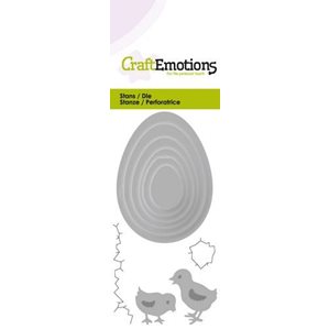 Craft Emotions Die - Eggs with Chicks