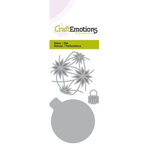 Craft Emotions Die - Christmas Bauble with Stars