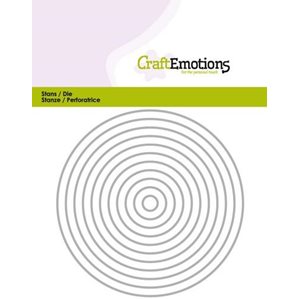 Craft Emotions Die - Edges Straight Circle