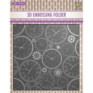 Embossingfolder 3D - Time