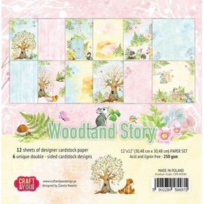 Paper pack - Craft & You - Woodland Story - 30x30cm