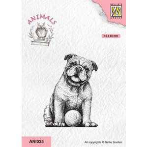 Clearstamps - Animals - Dog with ball