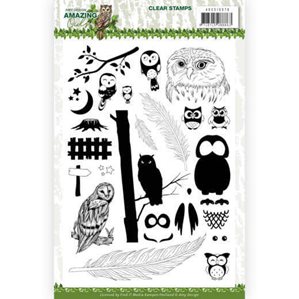 Clearstamps - Amy Design - Amazing Owls