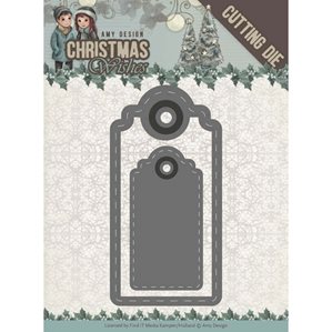 Amy Design Dies - Christmas Wishes - Wishing Labels